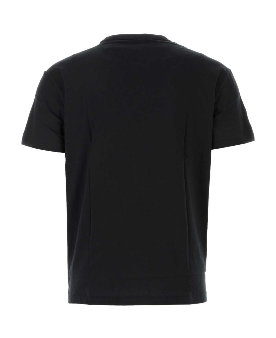 Polo Ralph Lauren Logo Embroidered Regular T-shirt In Black