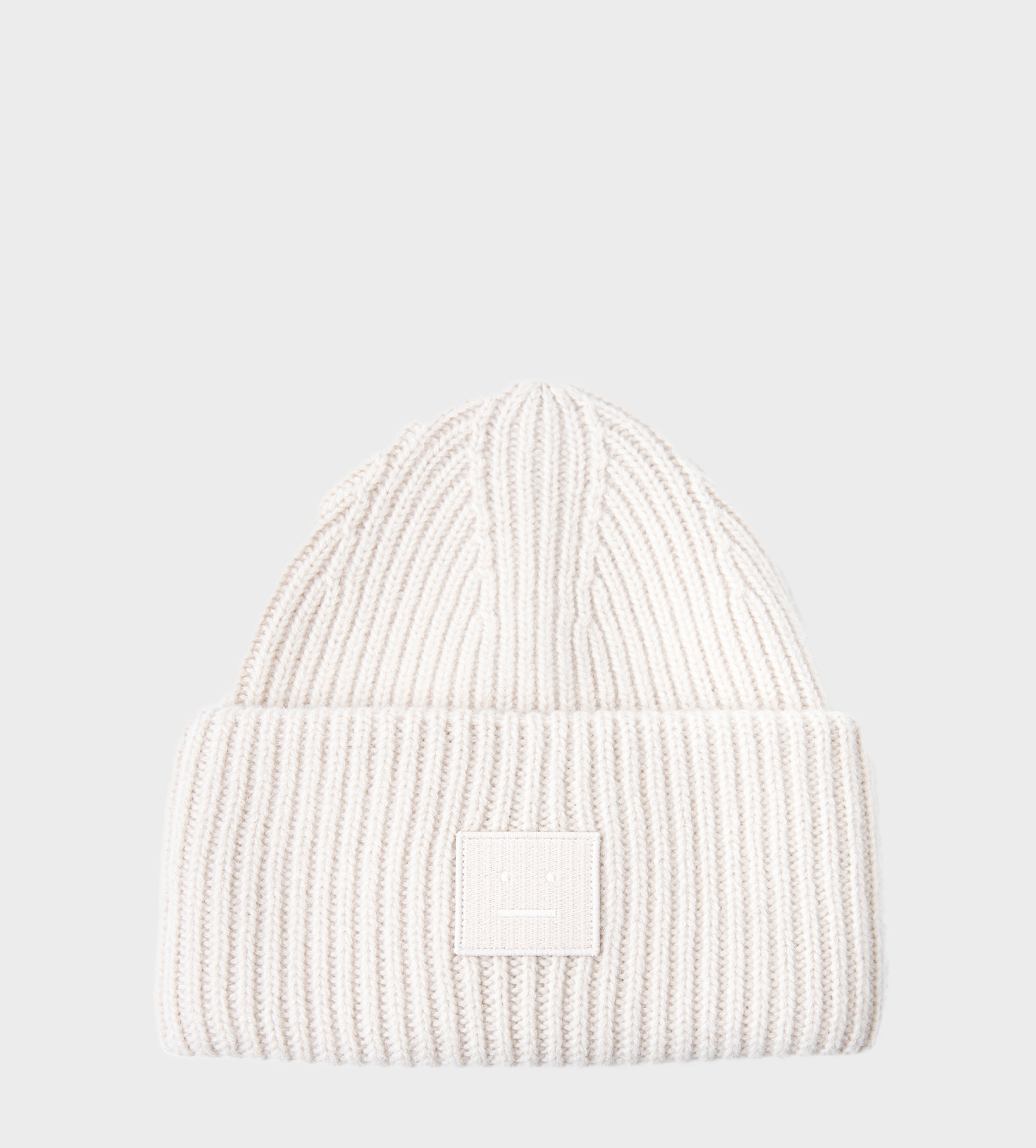 Acne Studios Knitted Beveless Urinal Cap In White