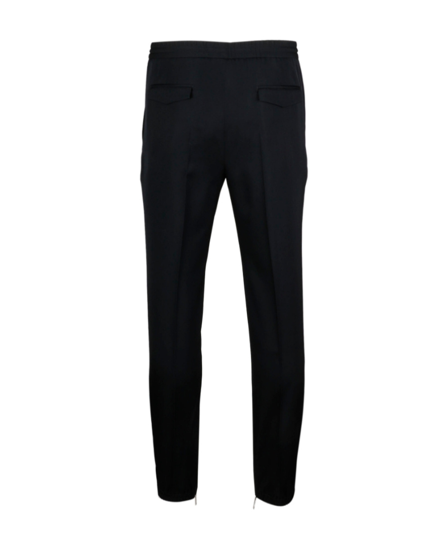 Dior Drawstring Casual Pants In Black