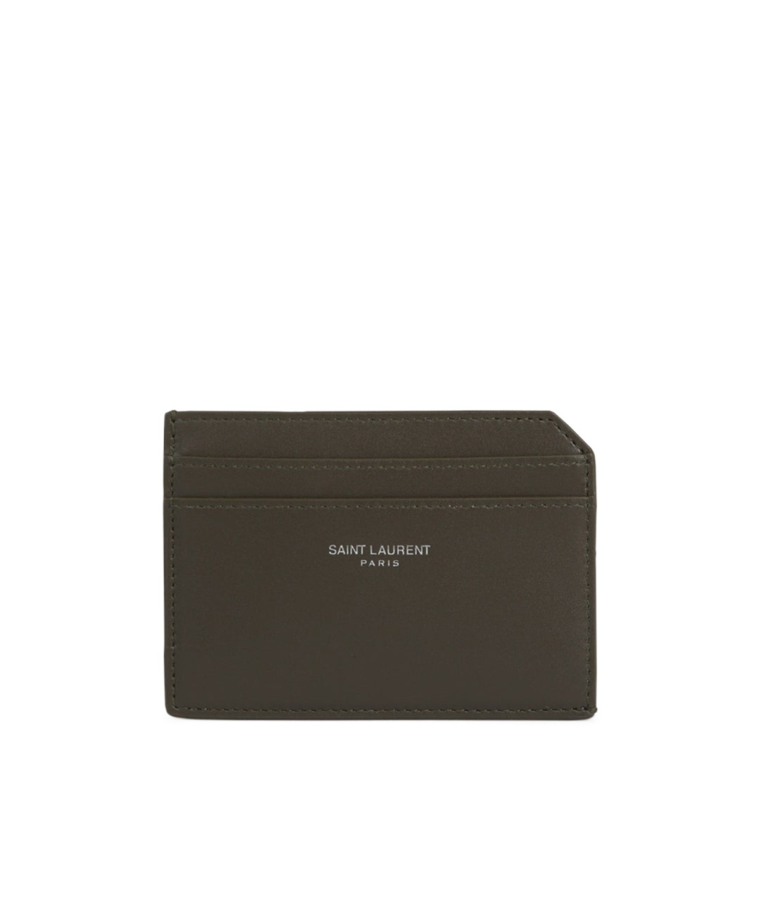 Saint Laurent Logo Card Holder In Black