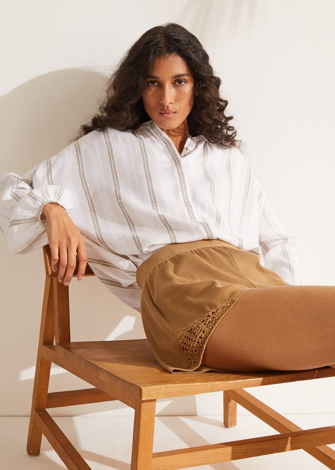 Loro Piana Elastic Waist Shorts In Nude