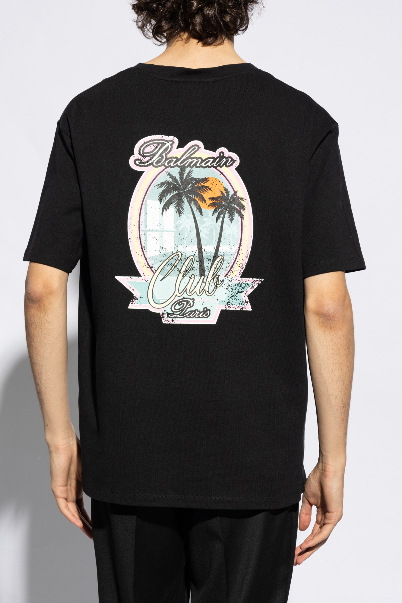 Balmain T-shirt In Black