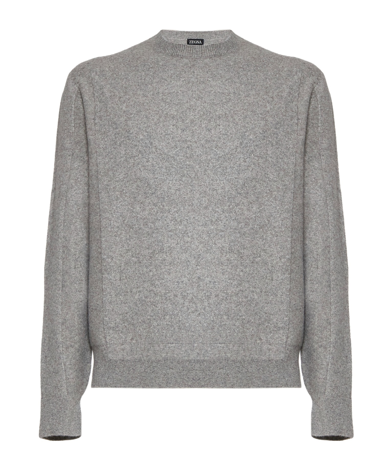 Shop Zegna Panelled-design Sweater In Gray