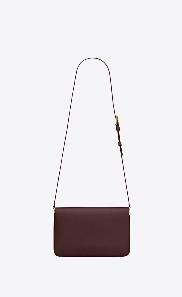 Saint Laurent Le Maillon Crossbody Bag In White