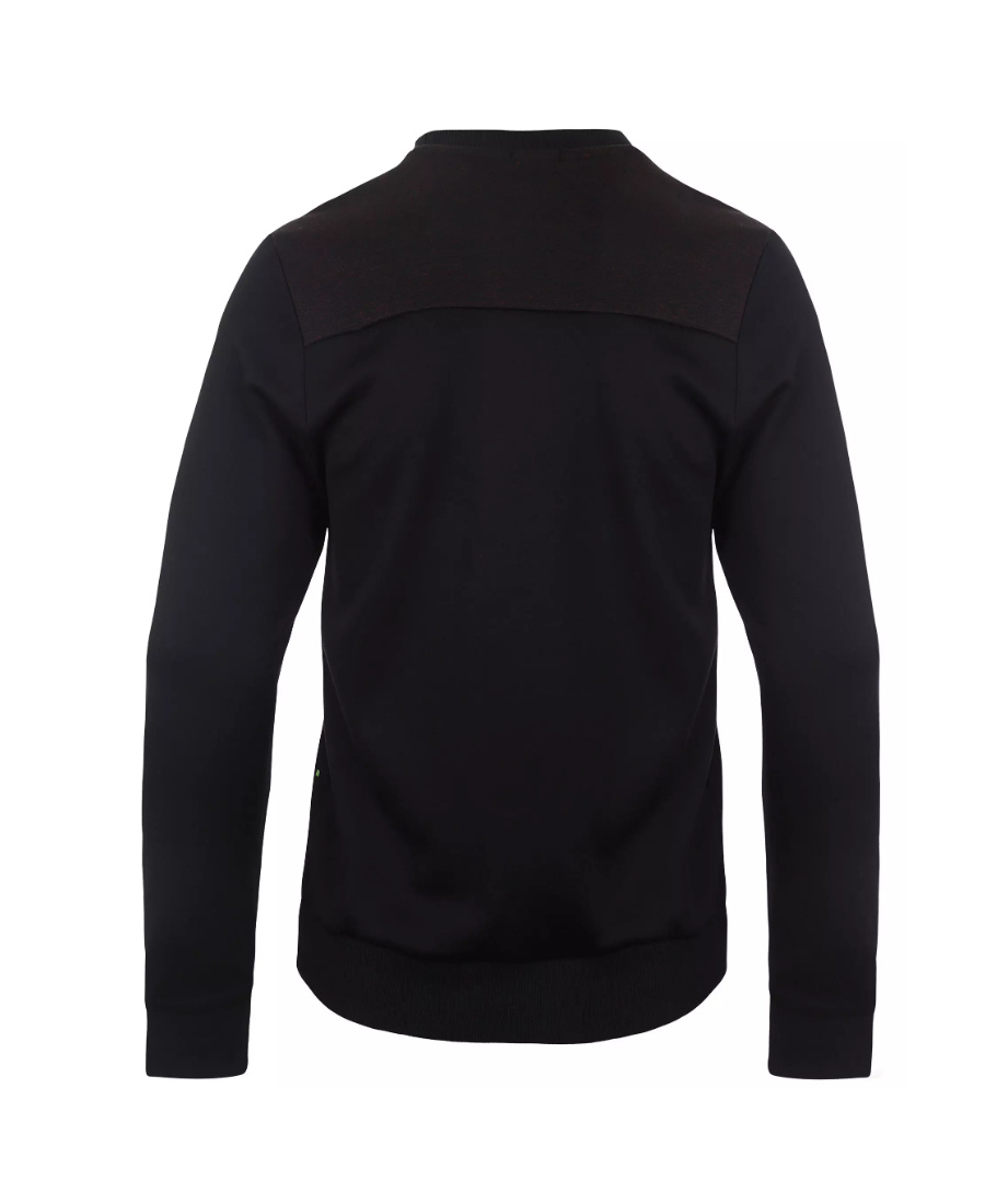 HUGO BOSS ROUND-NECKED LOGO SWEATER