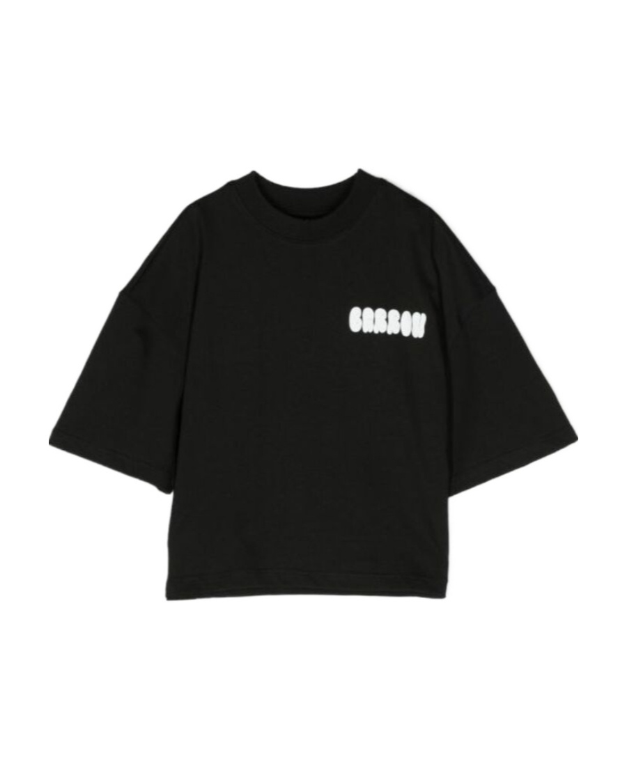 Barrow Graphic-print Crystal T-shirt In Black