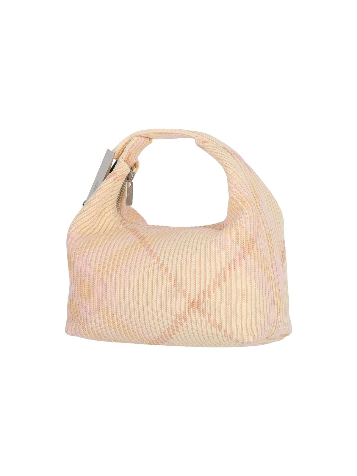 Burberry Medium Peg Duffle Shoulder Bag In Nude