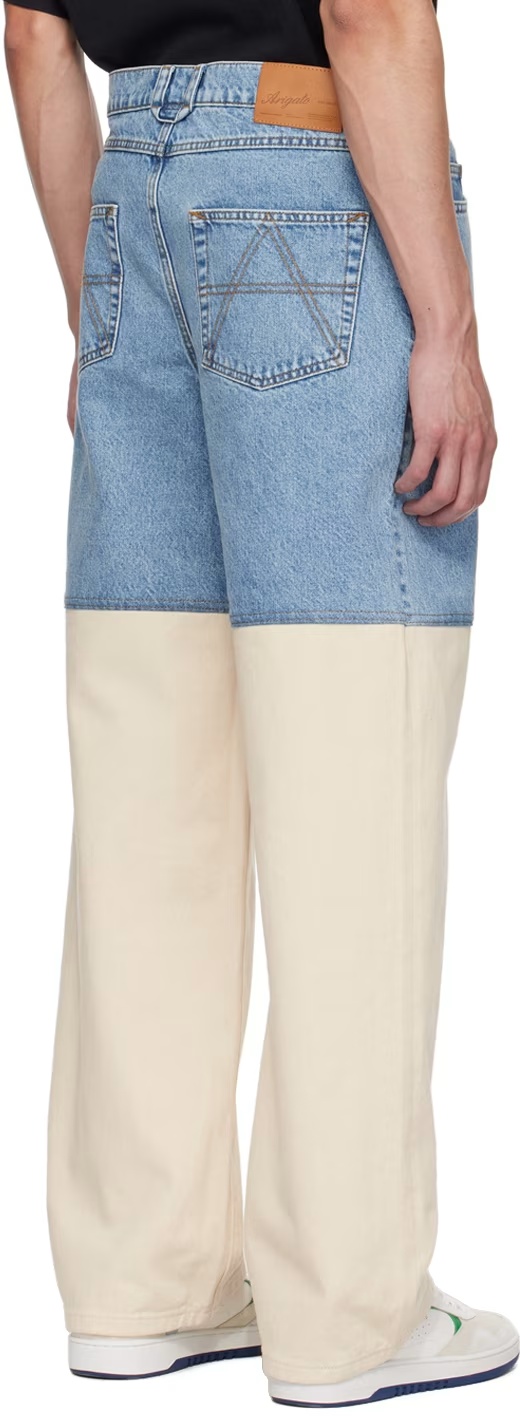 Axel Arigato Blue Vault Jeans In Nude