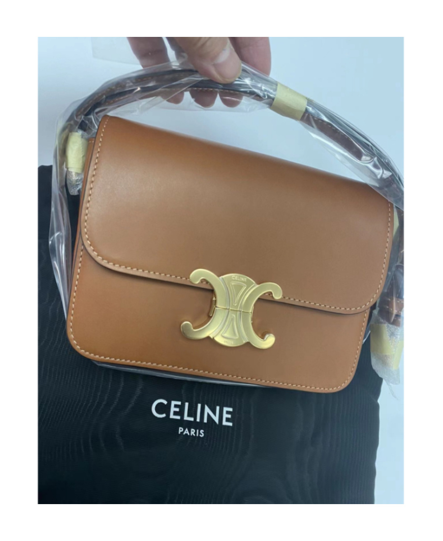 Celine Ten Trimphe Cross-body Bag In Brown
