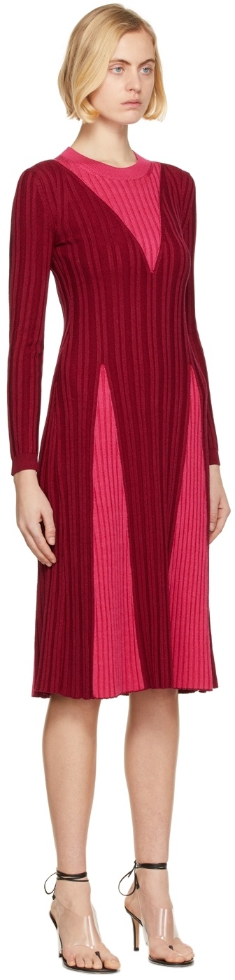 Partow Red Remy Mid-length Dress In Red
