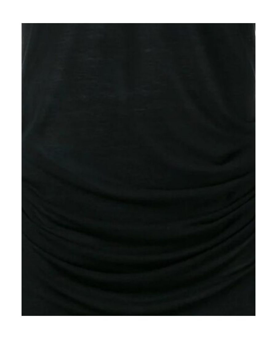 Rick Owens Long T-shirt In Black