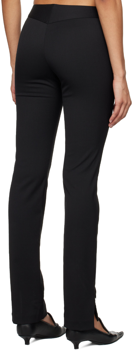 Filippa K Slim Zip Trousers In Black