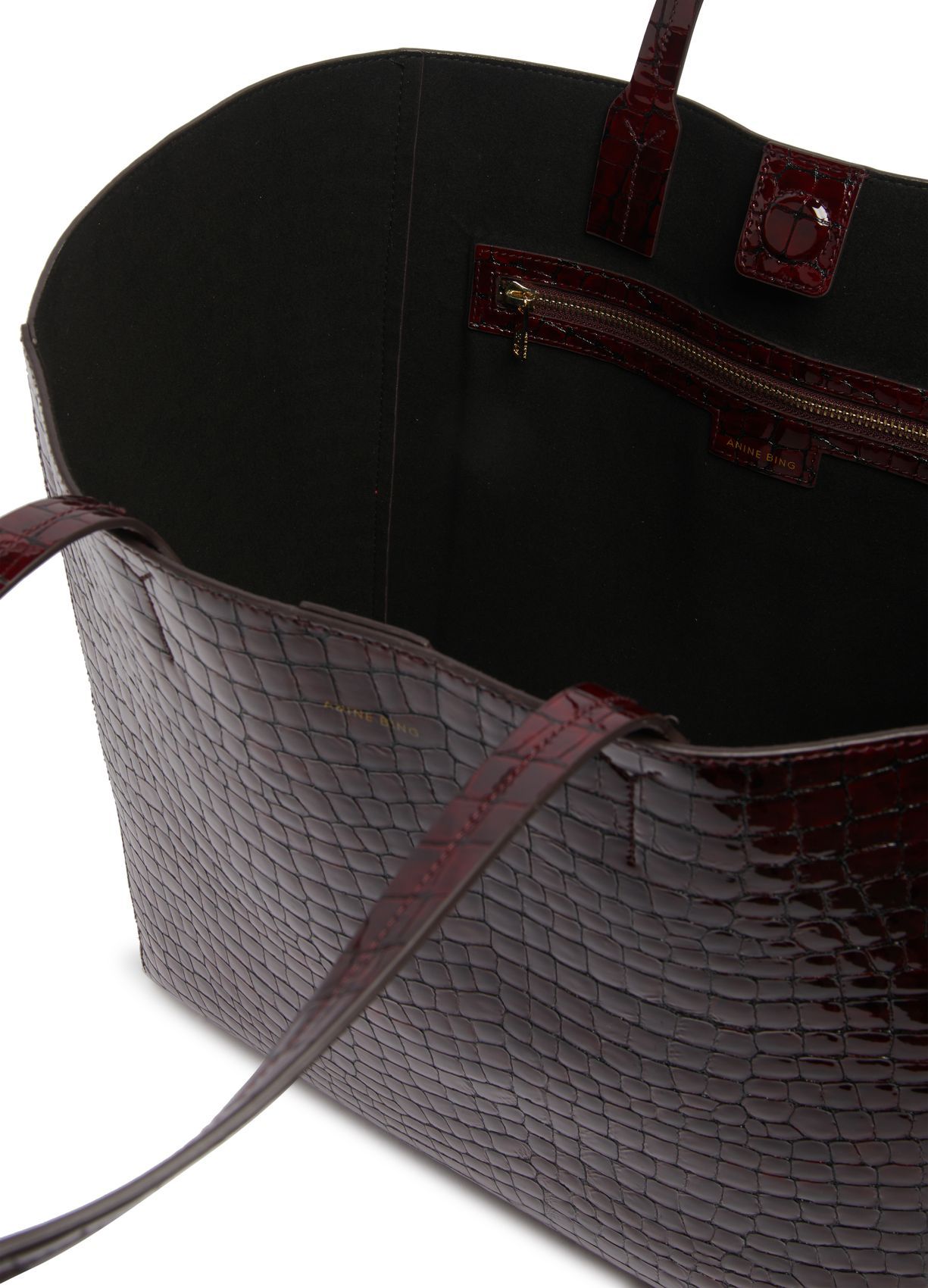 Shop Anine Bing Magnetic Buckle Shoulder Bag