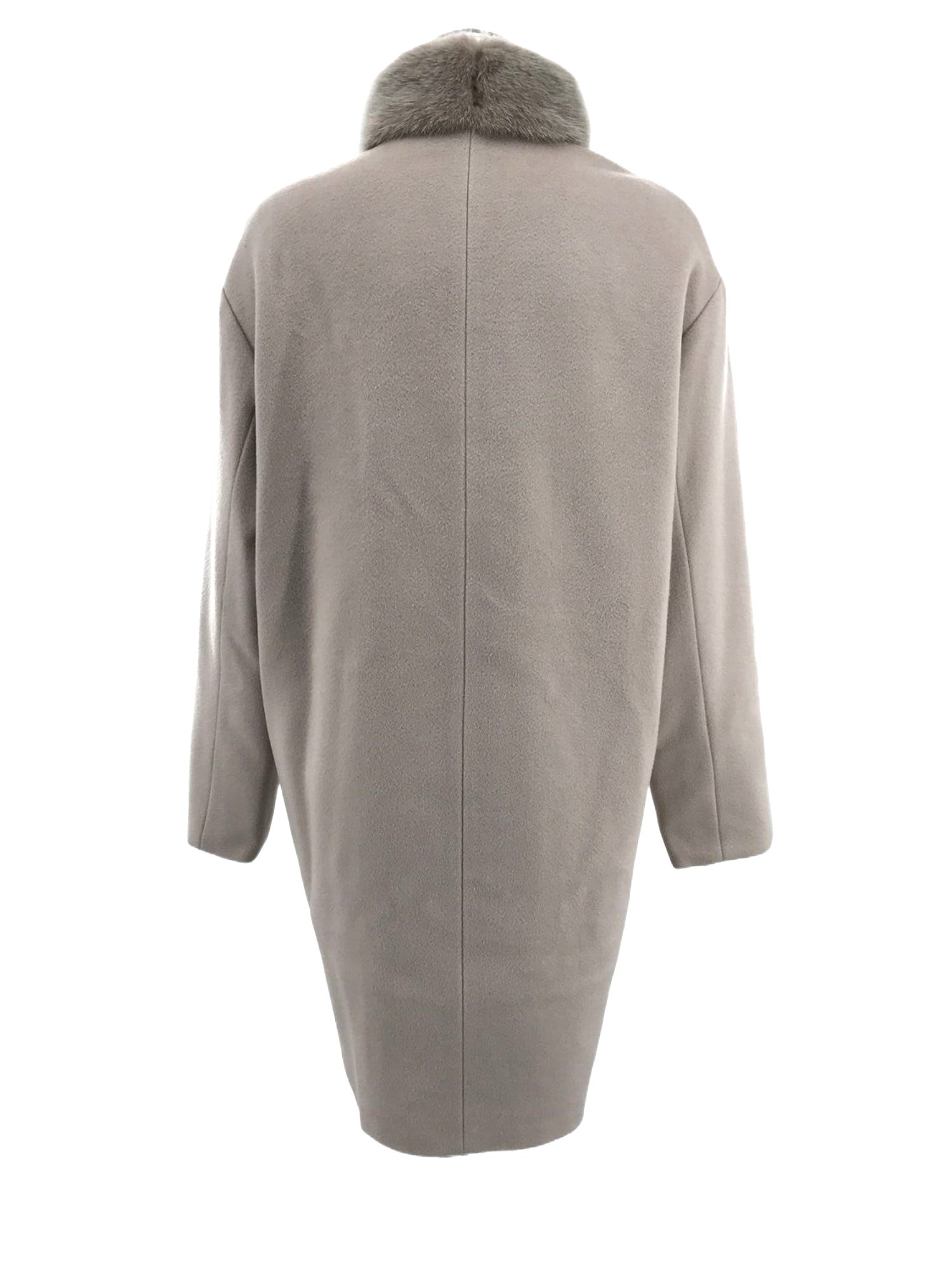 Max Mara Long-sleeved Coat In Gray