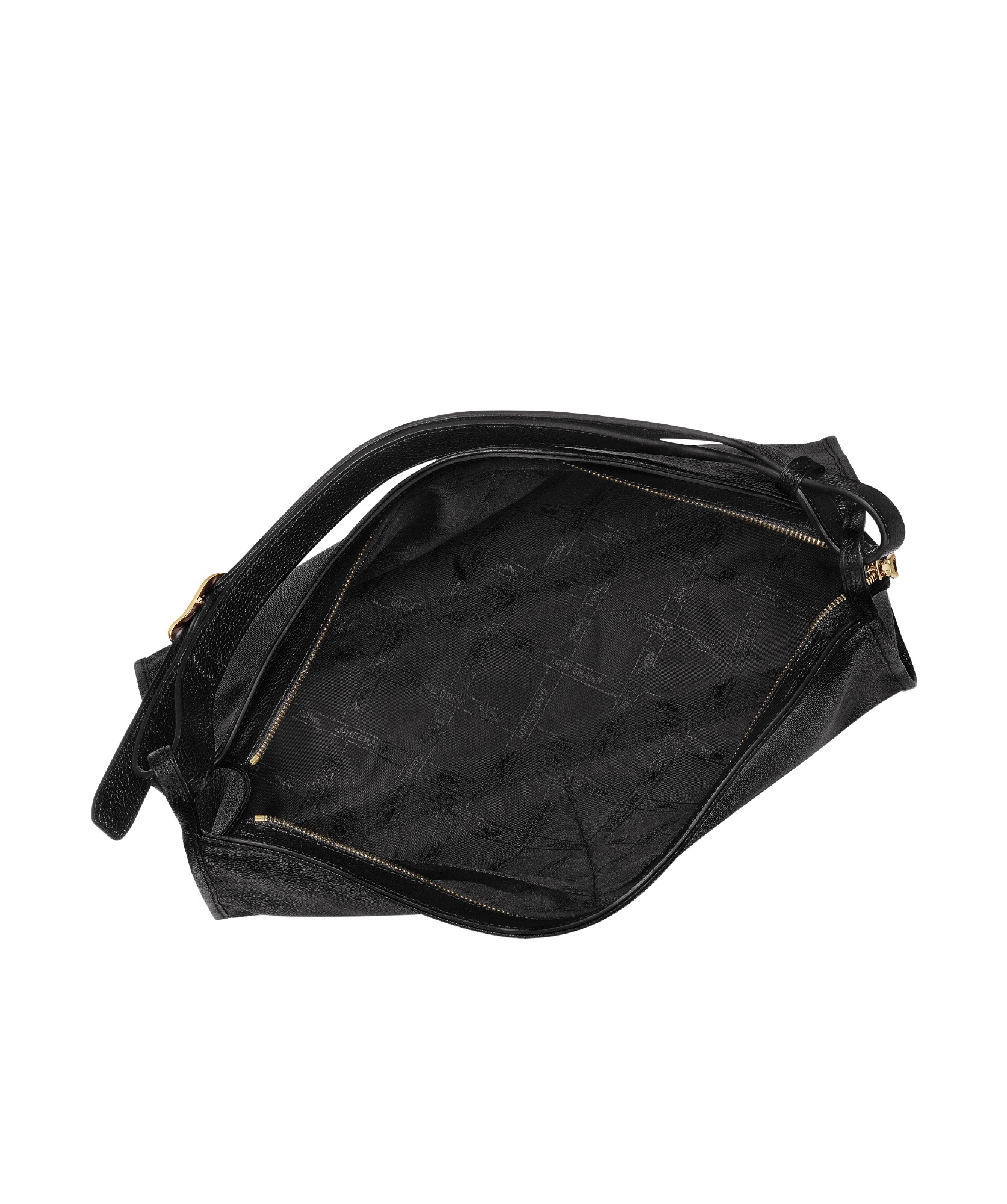 Longchamp Le Foulonné Xl Shoulder Bag In Black