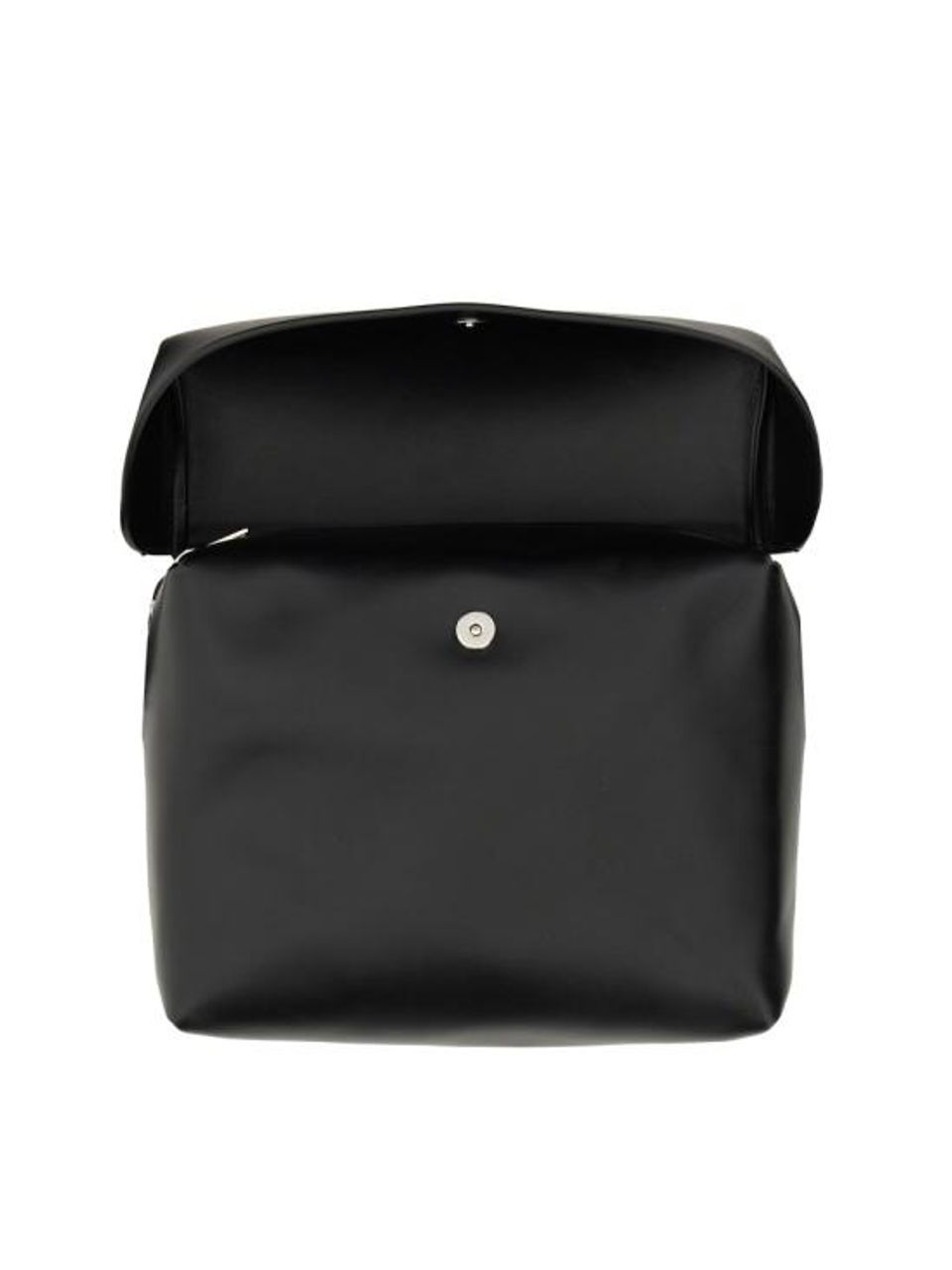 Jil Sander Logo-embossed Crossbody Bag In Black
