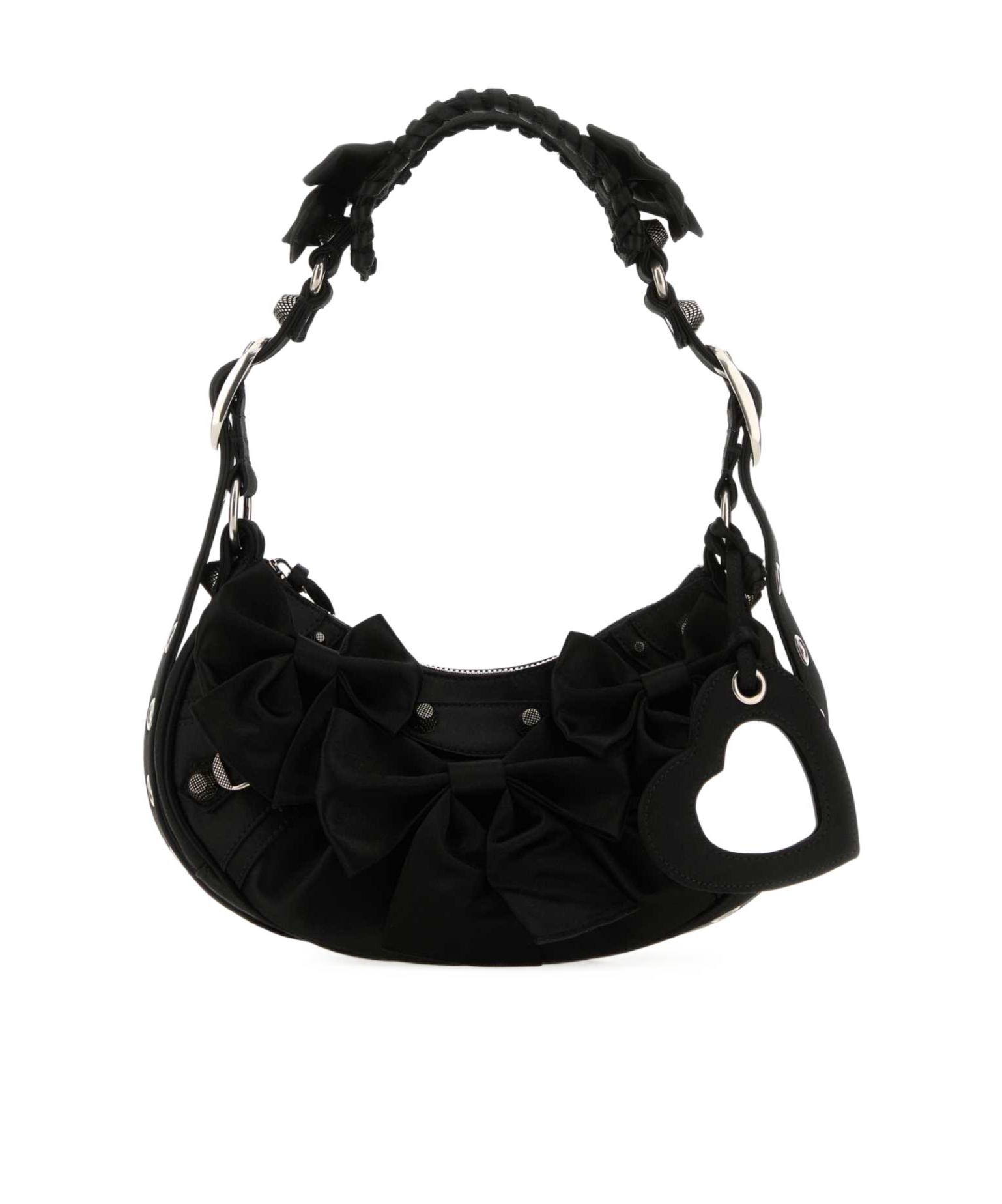 Shop Balenciaga Micro Le Cagole Shoulder Bag In Black