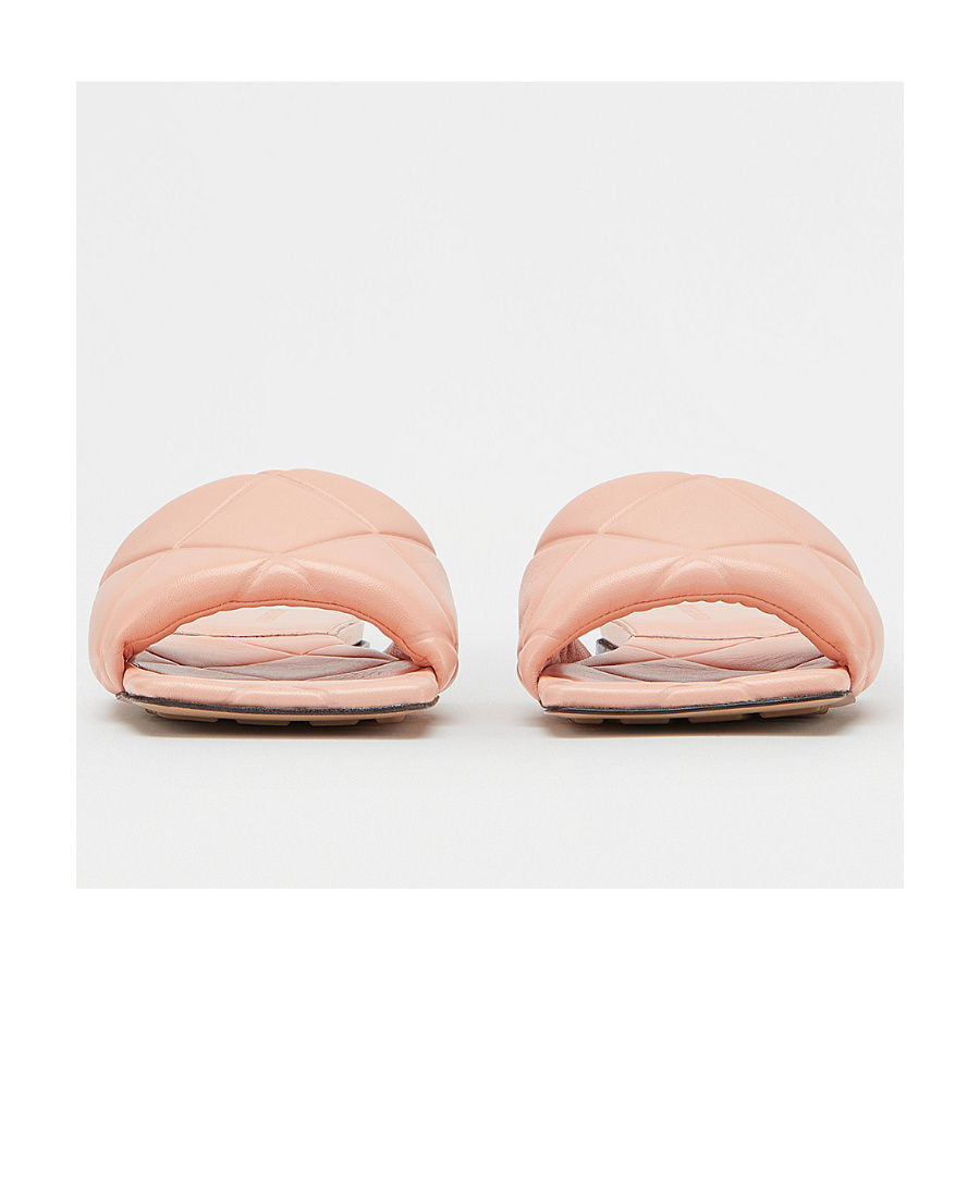 Bottega Veneta Bv Lido Flat Sandals In Nude