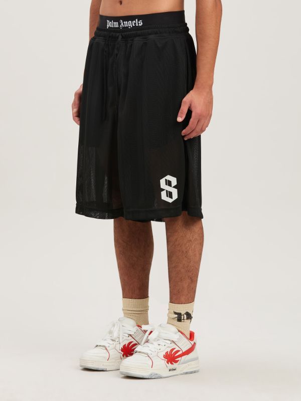 Palm Angels Palm Sport Bermuda In Black