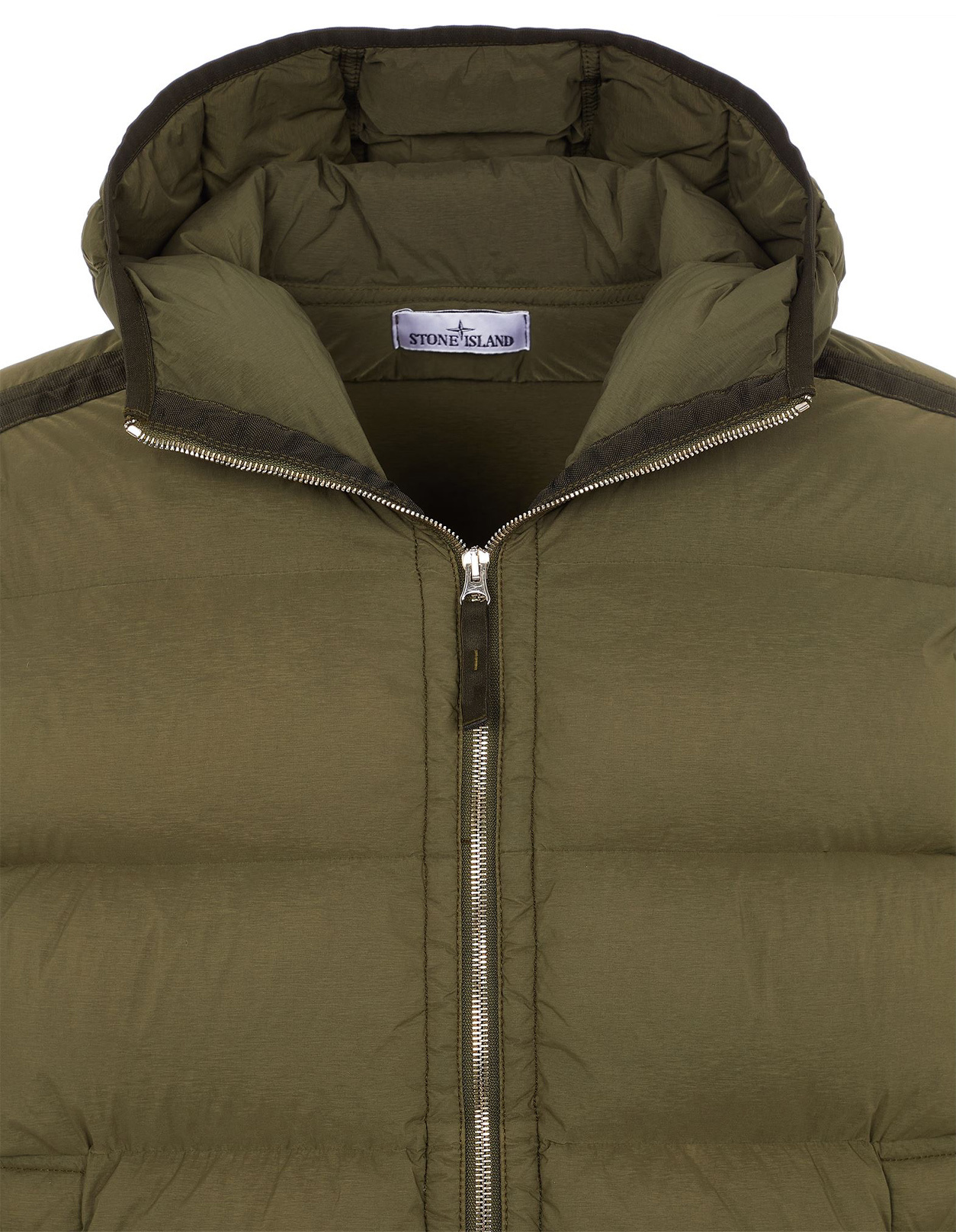 STONE ISLAND COMPASS-PATCH PADDED DOWN JACKET 