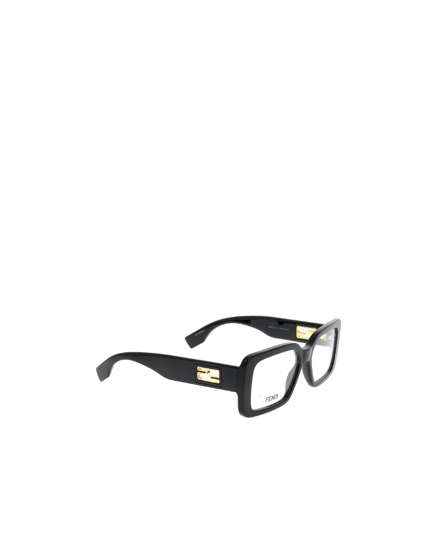 Fendi Fe50072i 001square Glasses In Black