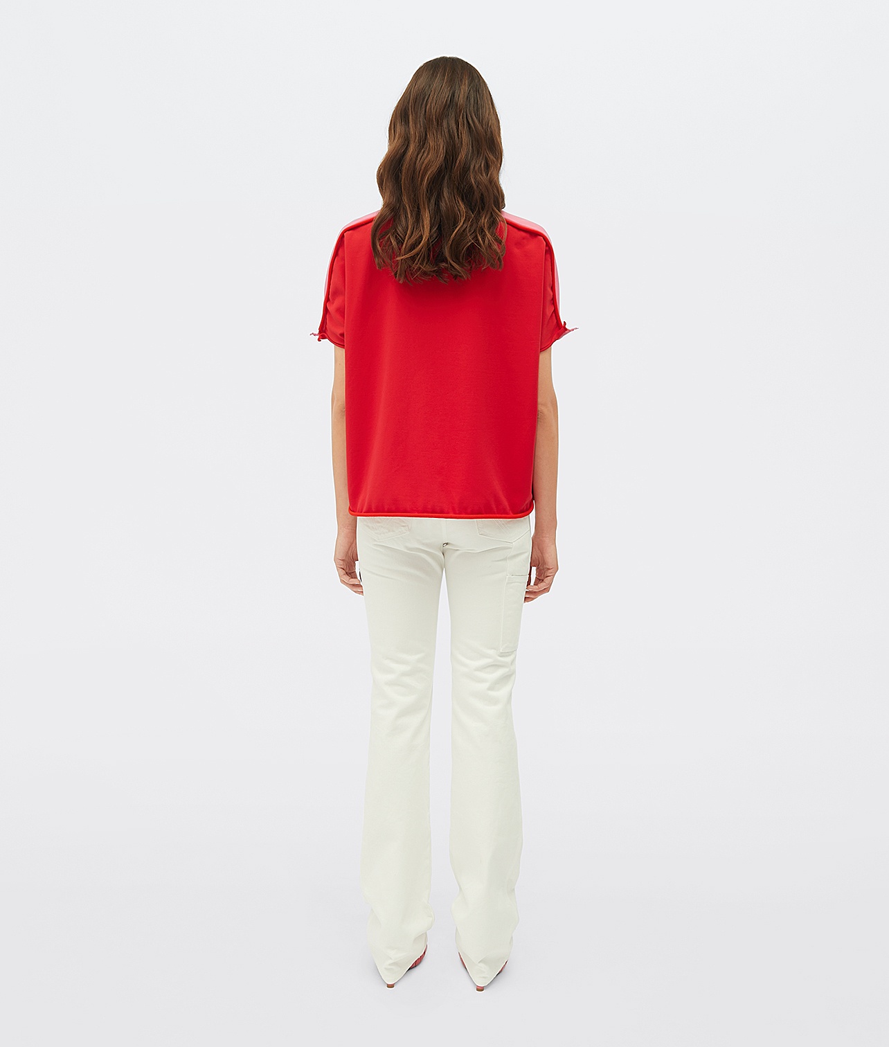 Bottega Veneta High-rise Flared Jeans In White