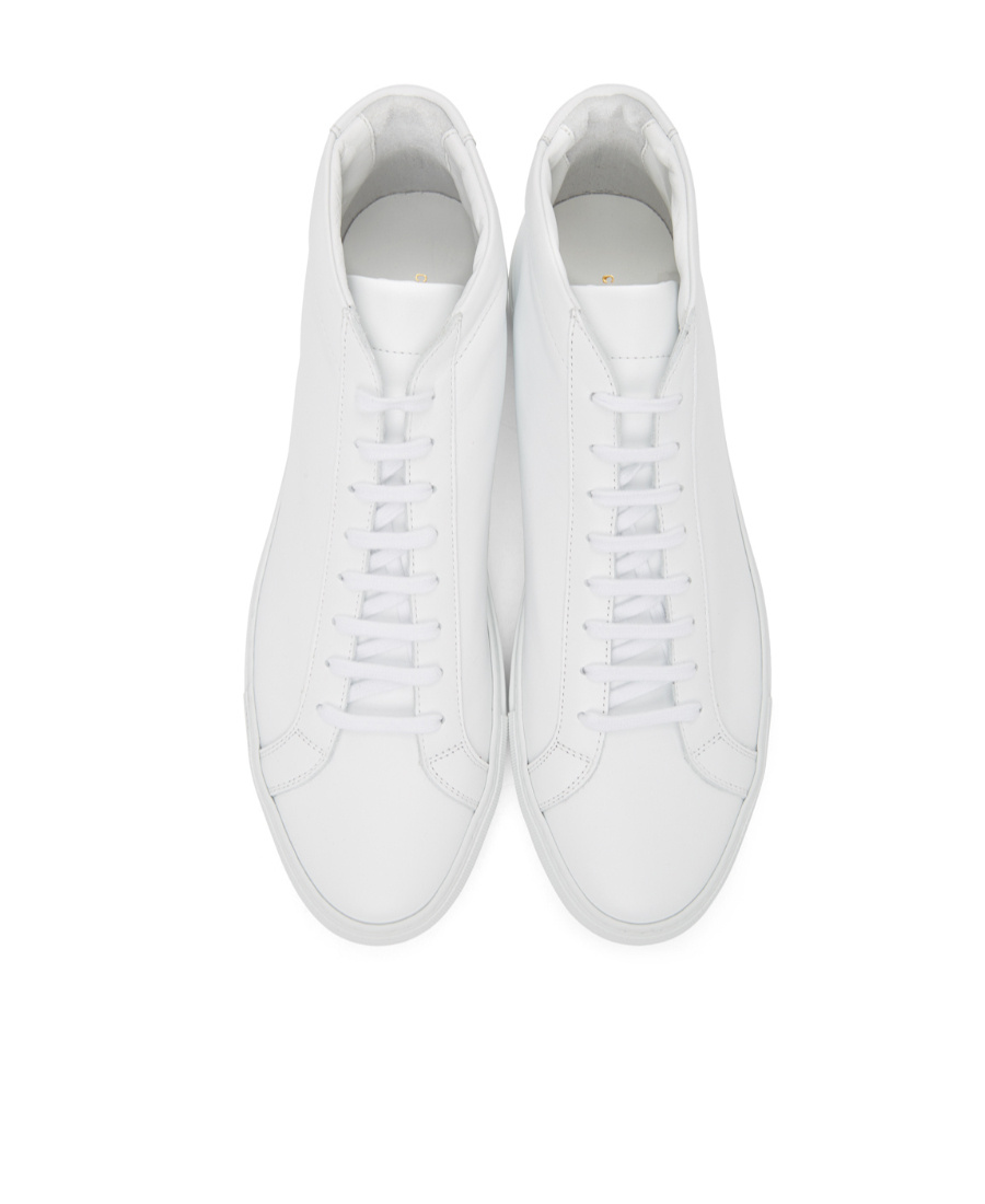 Common Projects Achilles Leather Sneakers In White