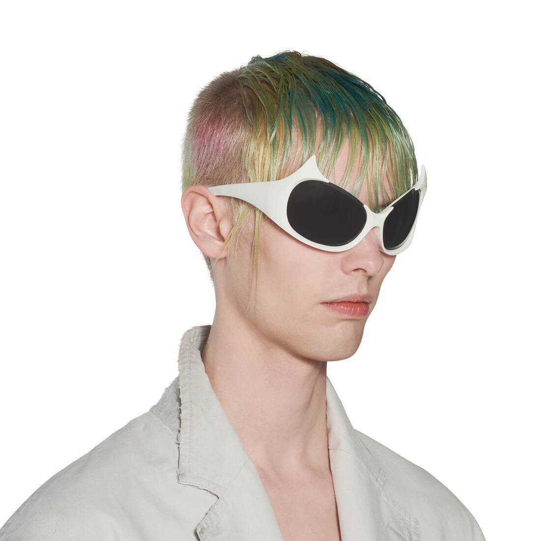 Balenciaga Gotham Cat-eye Frame Sunglasses In Black