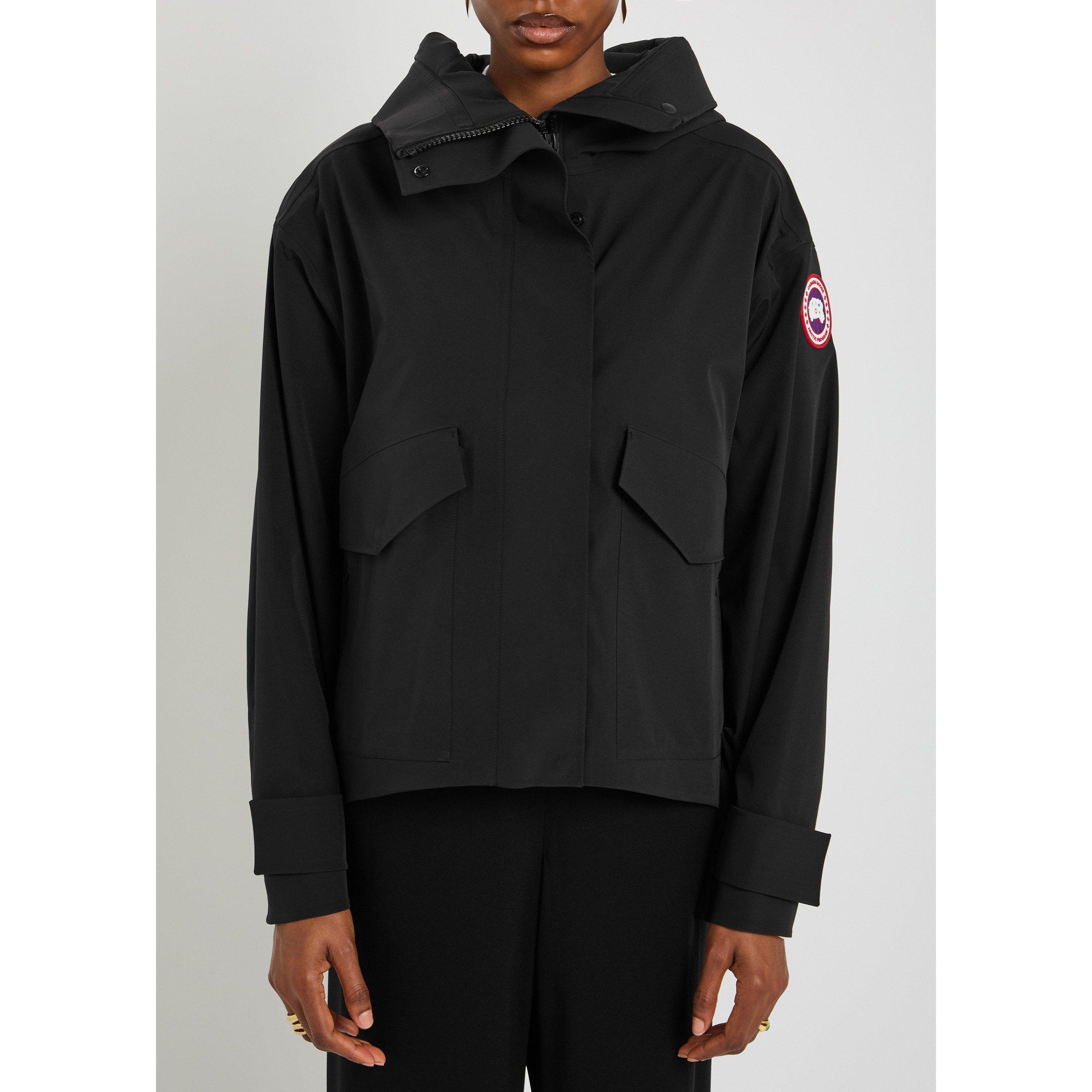 Canada Goose Solid Color Casual Jacket In Black