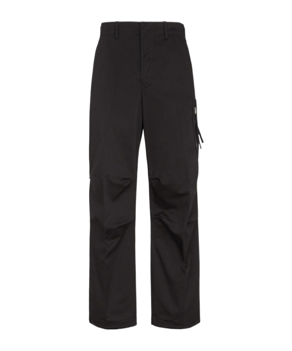 Fendi Straight-leg Trousers In Black