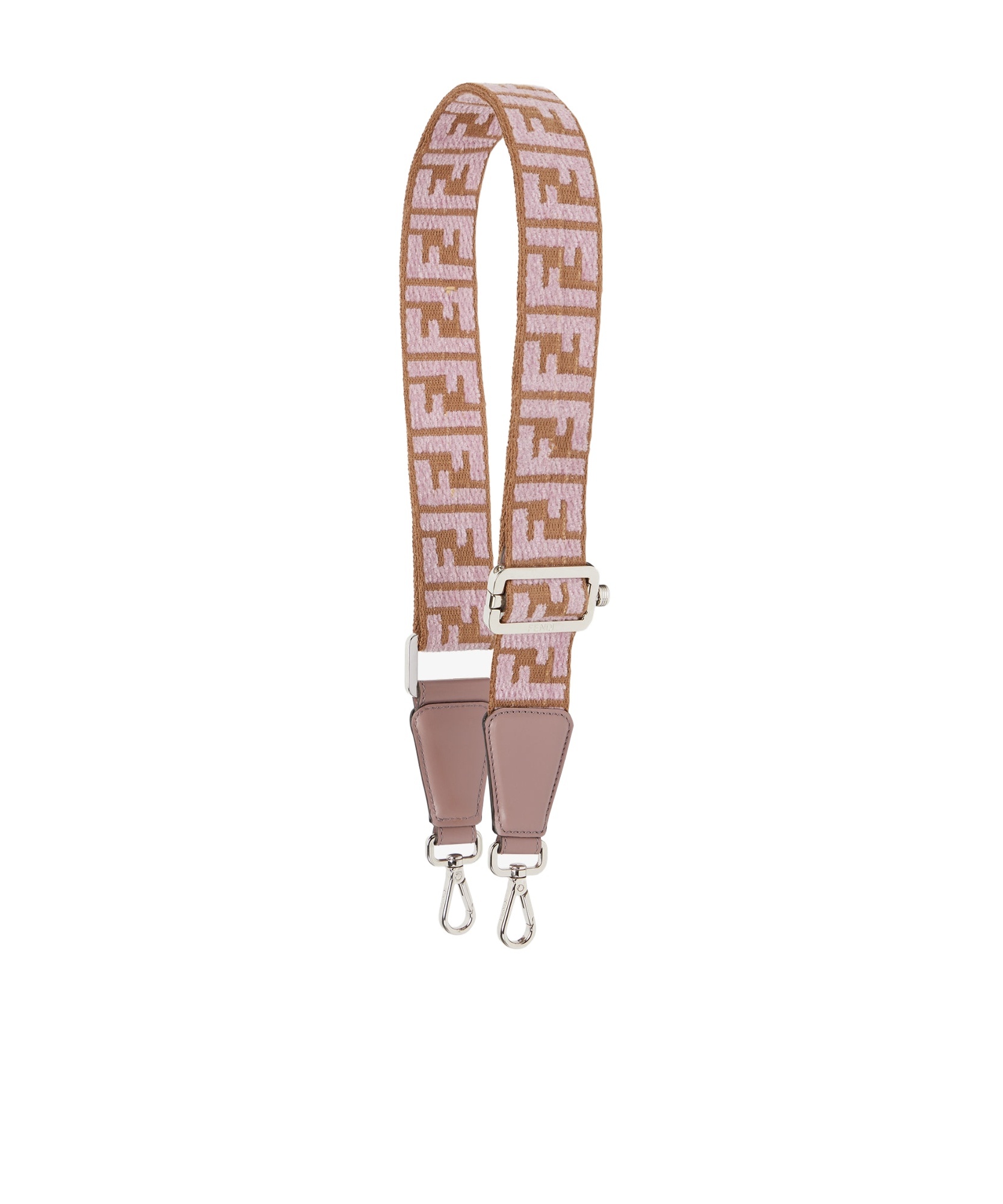 Fendi Double-sided Shoulder Straps In Brown