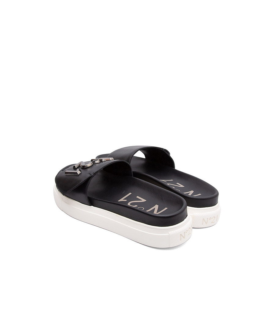 N°21 LOGO STRAP SLIDES