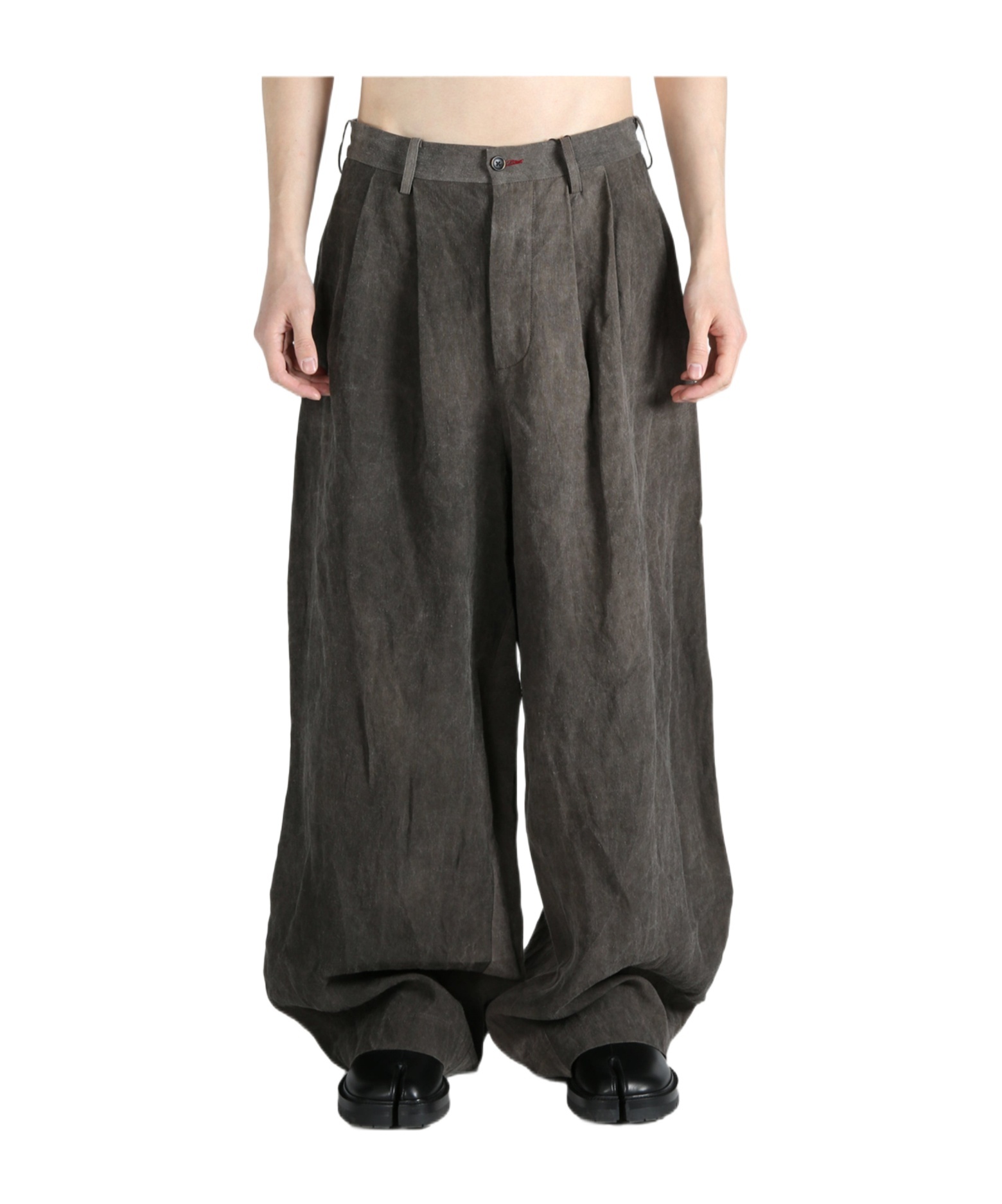 Uma Wang Polky Pants In Brown