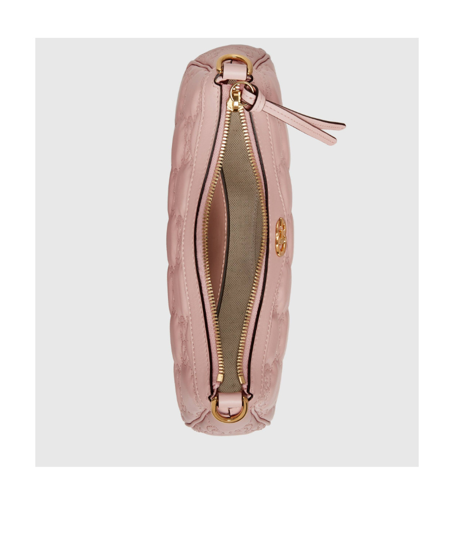 Gucci Light Pink Gg Matelass Shoulder Bag In Pink