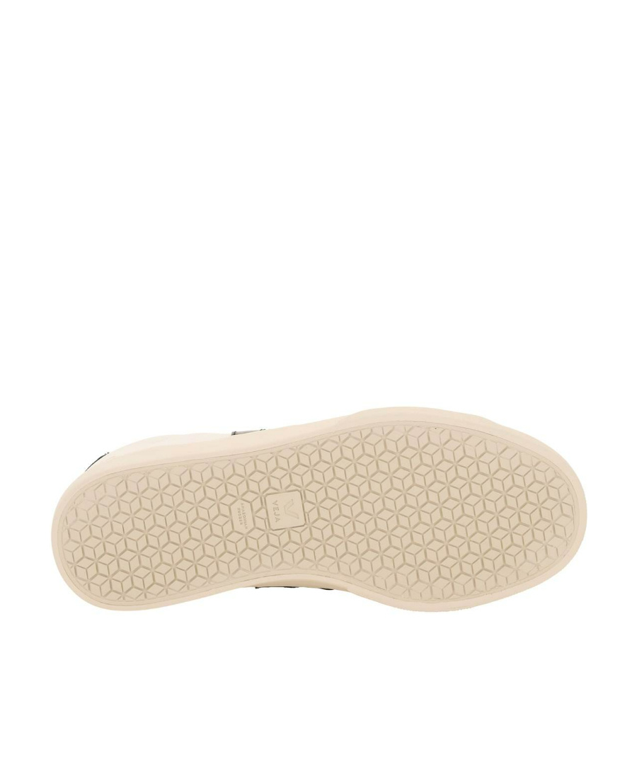 Veja White Black Logo Sneakers In White