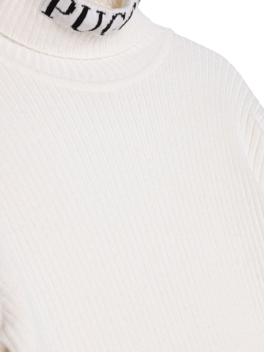 Pucci High-neck Long-sleeved Sweater In White