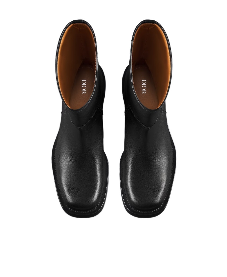 Dior Homme Carlo Square Toe Boots In Black