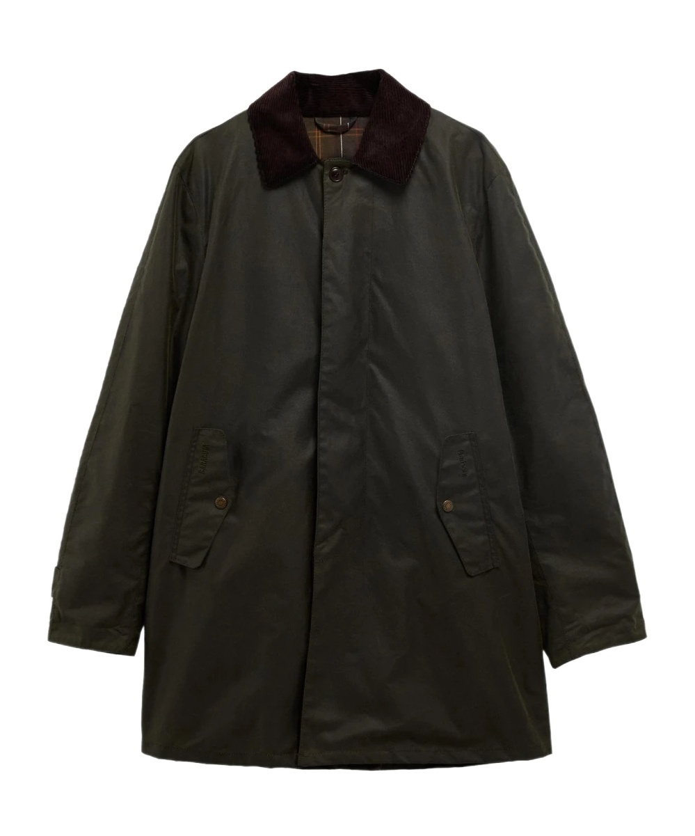 Barbour X Baracuta Trench Coat In Black