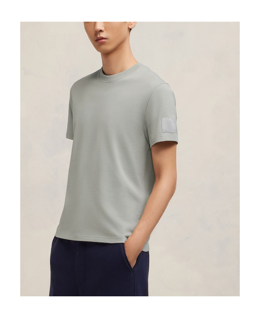 Ami Alexandre Mattiussi T-shirt With Round Neck And Short Sleeves In Nude