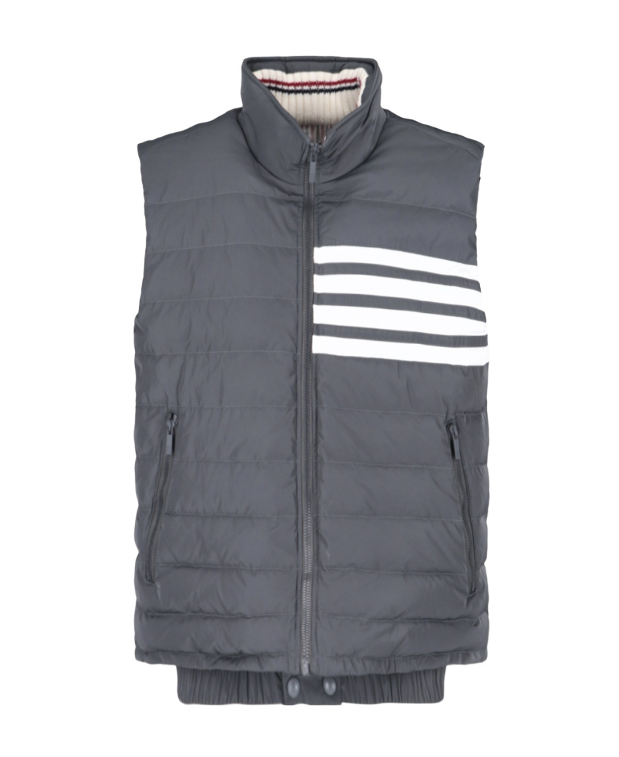 THOM BROWNE 4-BAR MOTIF PUFFER GILET