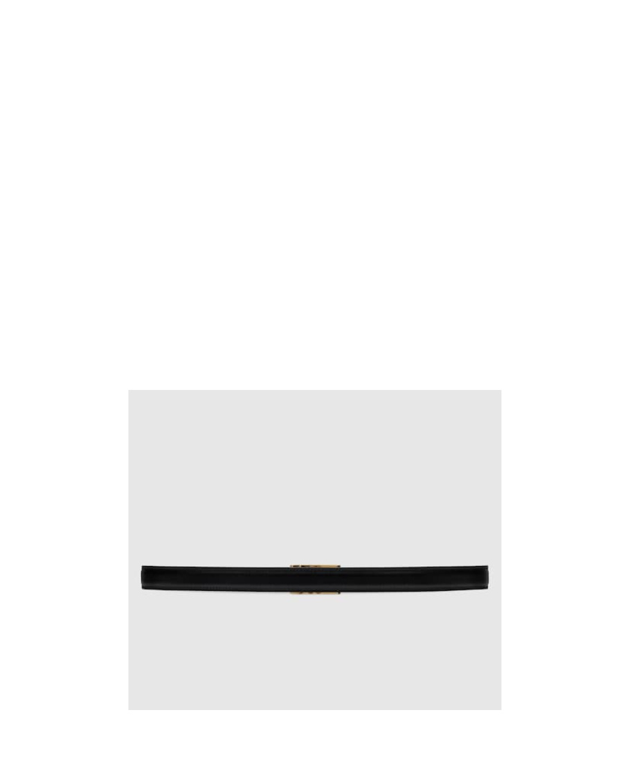 Gucci Double G Bamboo Detailed Belt In Black