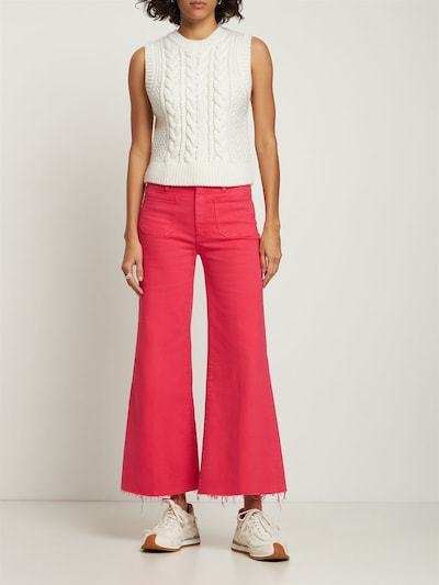MOTHER POCKET HEM JEANS AND ANKLE-TRIMMED JEANS