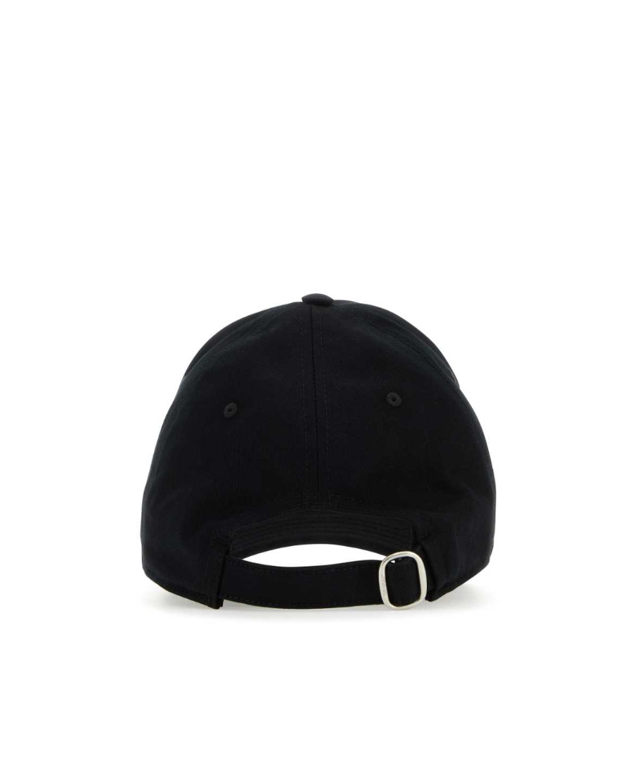 Off-white Woman Black Cotton Hat In Black