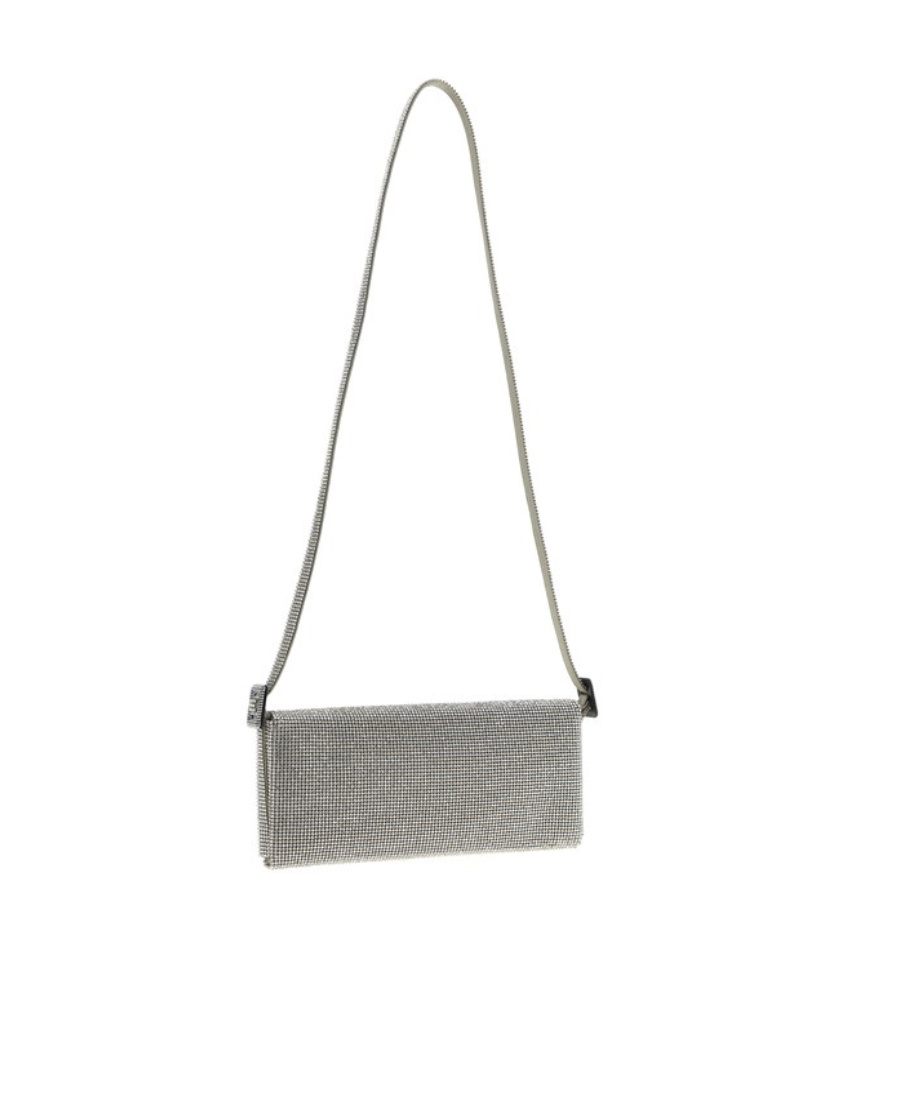 Benedetta Bruzziches Vittissima La Grande Crossbody Bag In Gray