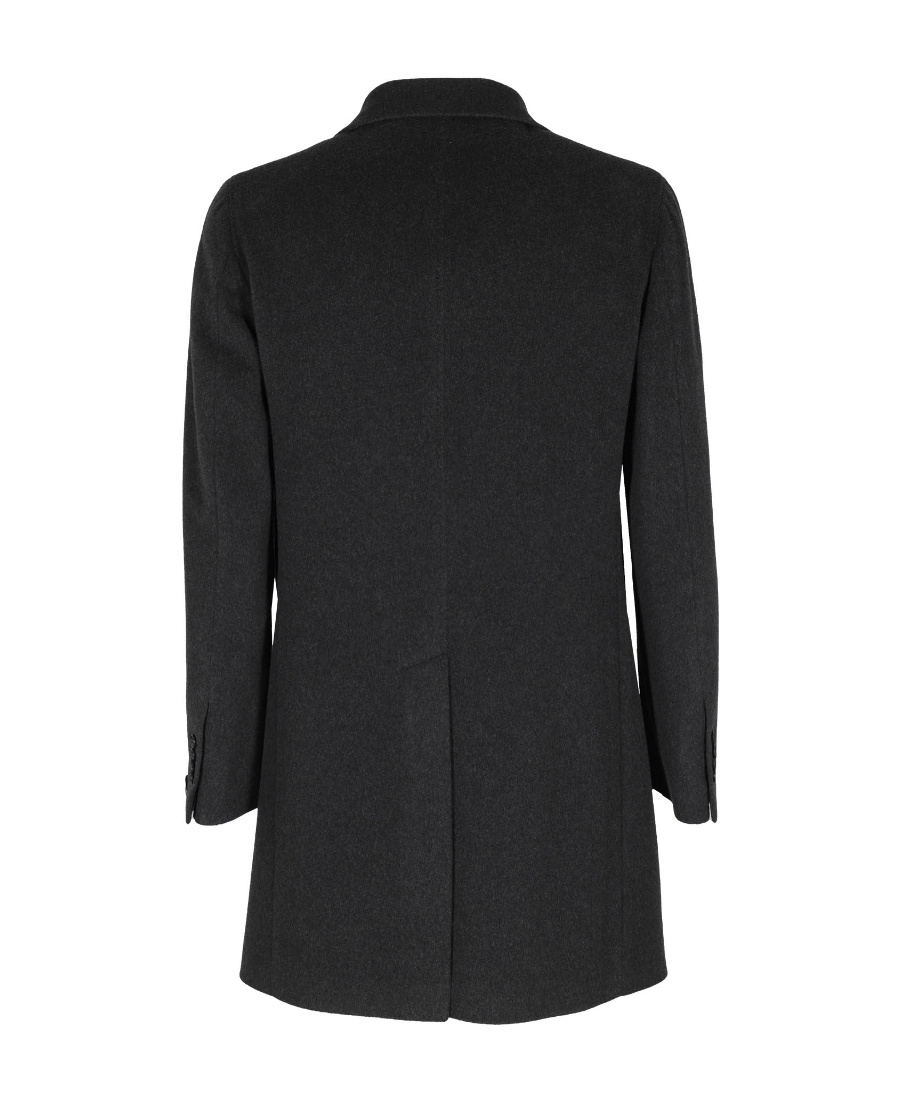 Tagliatore Tailored Coat With Notch Lapel And Pockets In Black