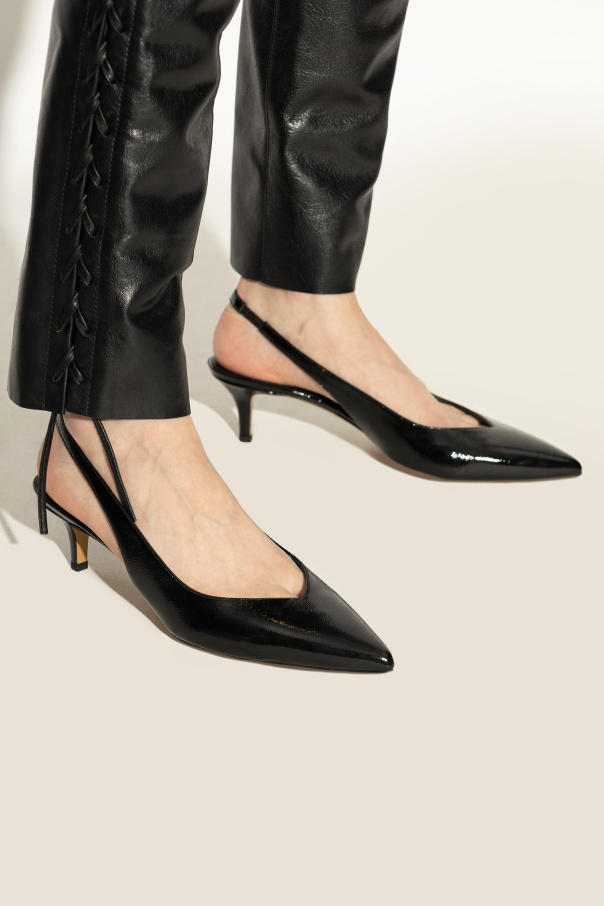 Isabel Marant Pointed High Heel Sandals In Black