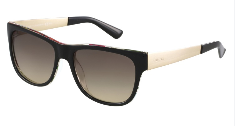 Gucci Logo Details Sunglasses In Gray
