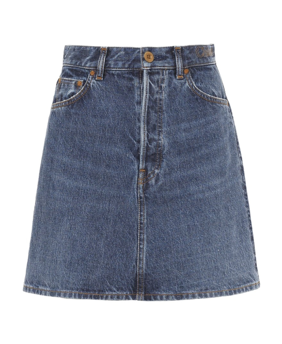 CHLOÉ DENIM MINISKIRT