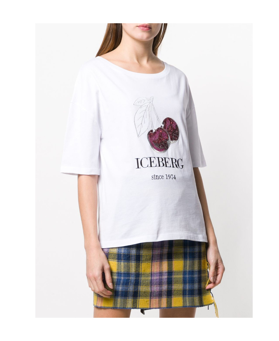 Iceberg Printed T-shirt In White
