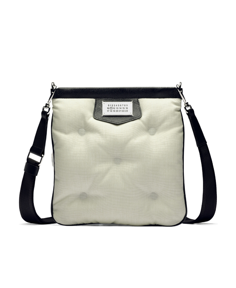 Maison Margiela Glam Slam Sport Flat Shoulder Bag In Gray